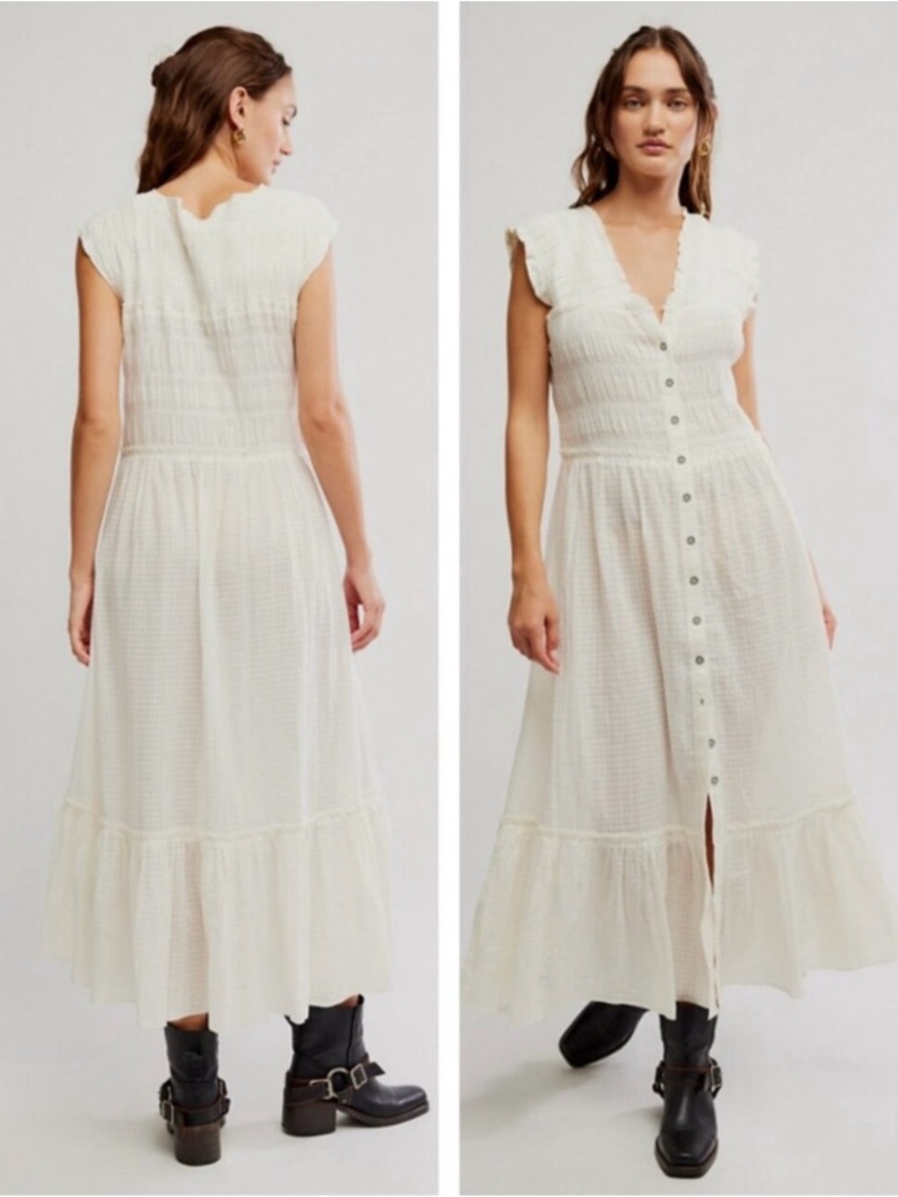 Free People Desert Dazed Midi Dress Size Large - Picture 8 of 12